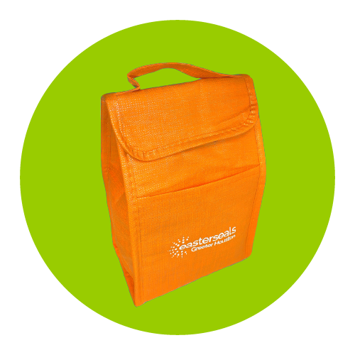 Easter Seals Orange Lunch Bag