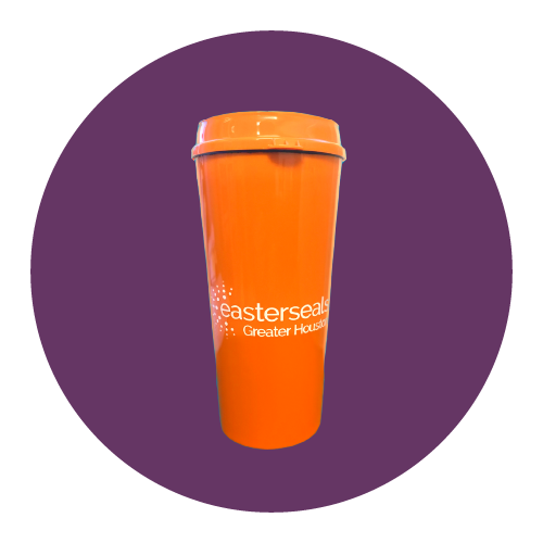 Easter Seals Tumbler with lid